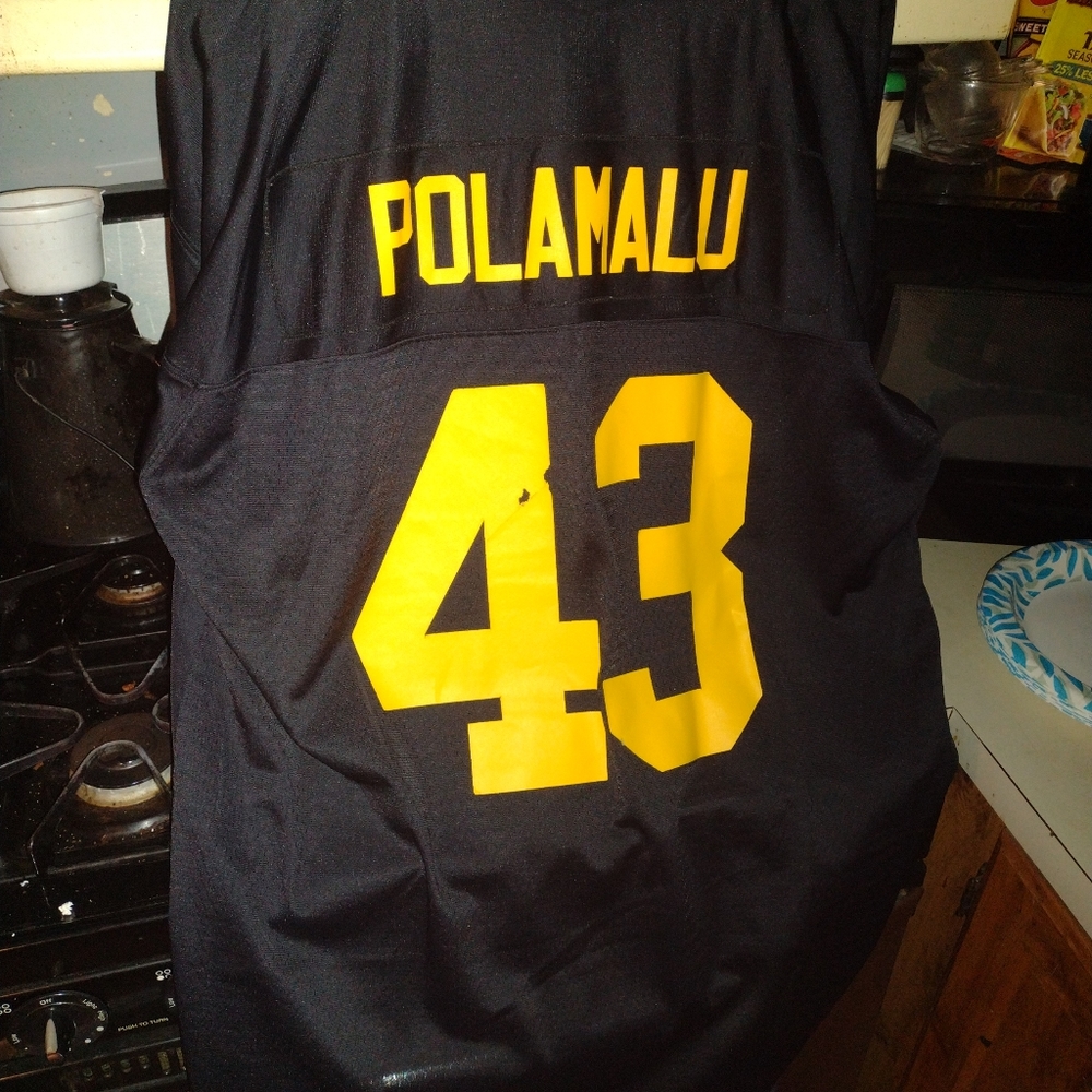Two Steelers jerseys